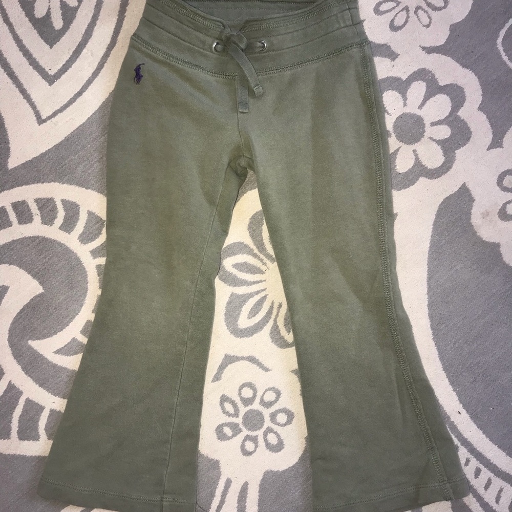 POLO sweatpants. Olive green. Toddler 3T